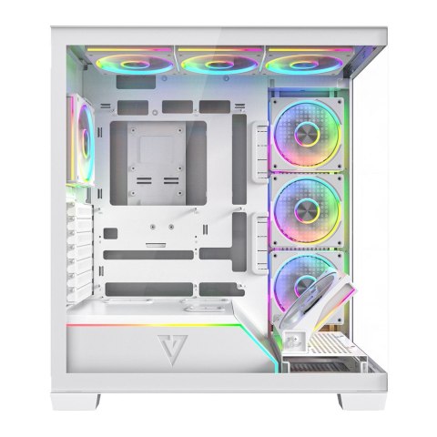 MODECOM MODECOM OBUDOWA VOLCANO STELLAR PLUS ARGB MIDI 8F WHITE