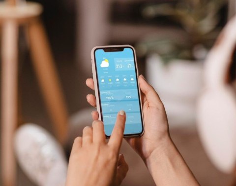 Blaupunkt Stacja pogodowa BLAUPUNKT WS35BK APP, czarny