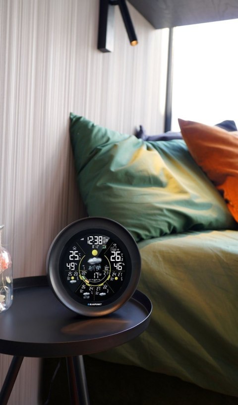 Blaupunkt Stacja pogodowa BLAUPUNKT WS65BK APP, czarny