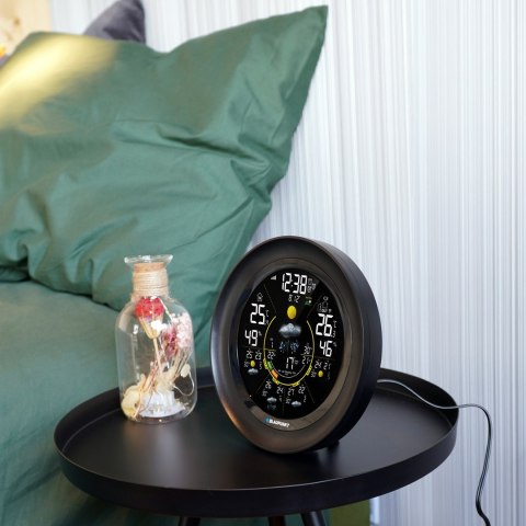 Blaupunkt Stacja pogodowa BLAUPUNKT WS65BK APP, czarny