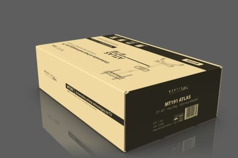 MONTIS MONTIS MOBILNY UCHWYT DO TELEWIZORA 23"-60" MT191 ATLAS / CZARNY / VESA 400X400