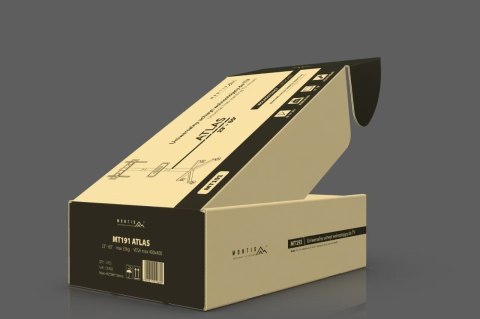 MONTIS MONTIS MOBILNY UCHWYT DO TELEWIZORA 23"-60" MT191 ATLAS / CZARNY / VESA 400X400