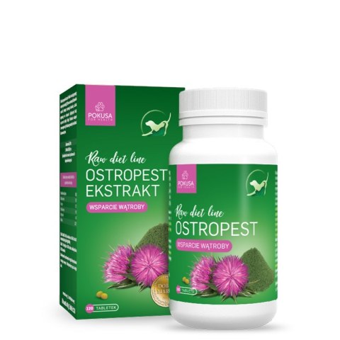 POKUSA Pokusa Raw Diet Line Ostropest/Milk thistle 120tab