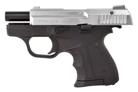 STALKER Pistolet hukowy alarmowo sygnałowy STALKER M906 BAS kal. .22 Long Blank (6 mm) Chrom błysk