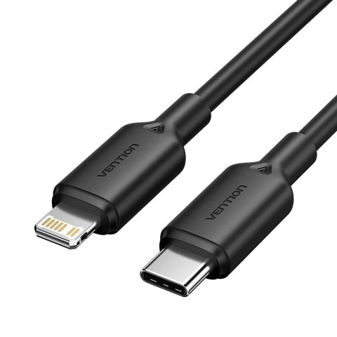 Vention Kabel USB-C do Lightning 3A 480Mbps 1m czarny
