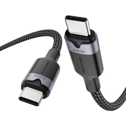 Vention Kabel USB-C do USB-C 2.0 PD 3.1 Vention 5A 240W 1m czarny