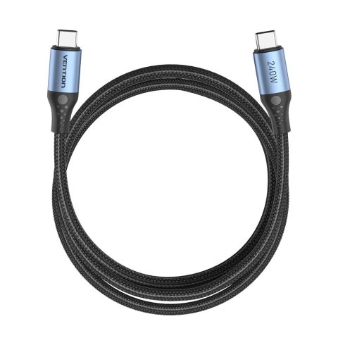 Vention Kabel USB-C do USB-C Vention USB 2.0 5A 240W 1m czarny