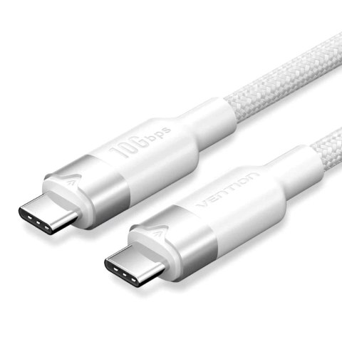 Vention Kabel USB-C do USB-C Vention USB 3.2 5A 10Gbps 1m biały