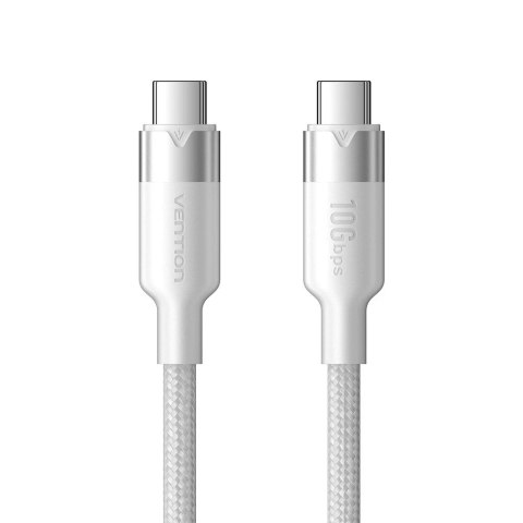 Vention Kabel USB-C do USB-C Vention USB 3.2 5A 10Gbps 1m biały