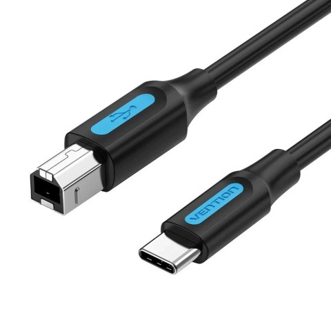 Vention Kabel do drukarki USB 2.0 typu C męski na typ B męski 1m