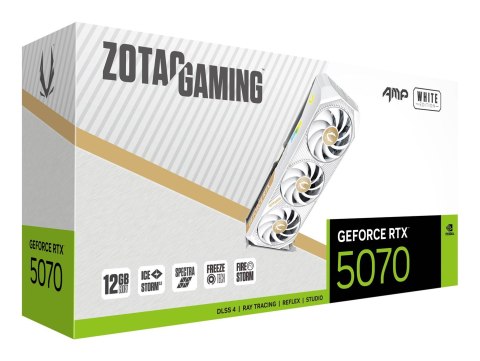 ZOTAC Karta graficzna ZOTAC GAMING GeForce RTX 5070 12GB AMP White