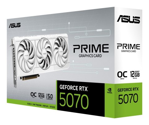 ASUS Karta graf. ASUS PRIME RTX 5070 12GB OC WHITE