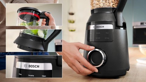 BOSCH Blender kielichowy Bosch MMB6652B Serie 6 VitaPower (1800W; czarny)