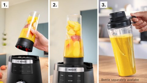 BOSCH Blender kielichowy Bosch MMB6652B Serie 6 VitaPower (1800W; czarny)