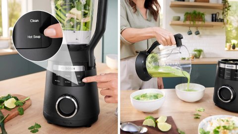 BOSCH Blender kielichowy Bosch MMB6652B Serie 6 VitaPower (1800W; czarny)
