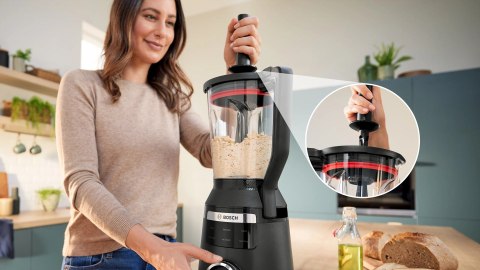 BOSCH Blender kielichowy Bosch MMB6652B Serie 6 VitaPower (1800W; czarny)