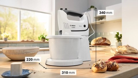 BOSCH Mikser z misą Bosch ErgoMixx MFQ37490 (750W; biały)