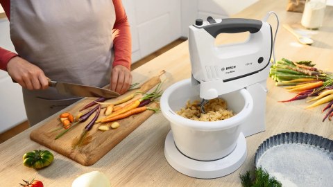 BOSCH Mikser z misą Bosch ErgoMixx MFQ37490 (750W; biały)