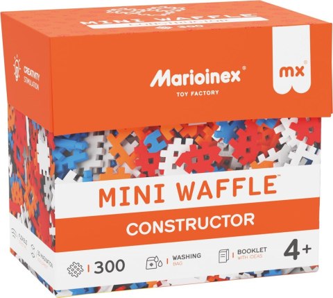 Marioinex MARIOINEX Klocki Mini Waffle Konstruktor, 300 elementów