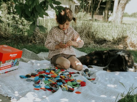 Marioinex MARIOINEX Klocki Mini Waffle Konstruktor, 300 elementów