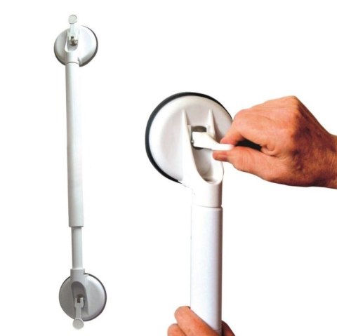 SUNDO Teleskopowy uchwyt z wysuwanymi przyssawkami próżn