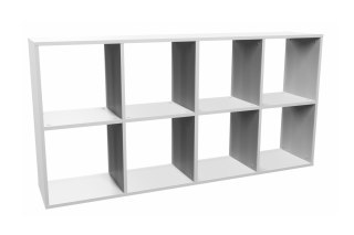 TOP E SHOP REGAŁ MALAX 2X4 BIEL