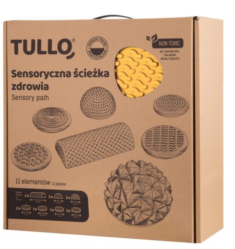 Tullo TULLO Fizjo Ścieżka sensoryczna, pastelowa, 11 szt.