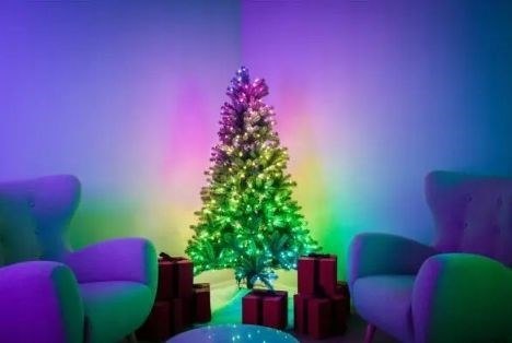 Twinkly Twinkly Pre-lit Tree -1.50m Choinka, 270 RGB LED, zielony przewód, typ wtyczki C