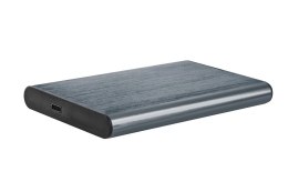 GEMBIRD GEMBIRD OBUDOWA USB 3.1 NA DYSK HDD/SSD 2.5'' SATA SZCZOTKOWANE ALUMINIUM, SZARA