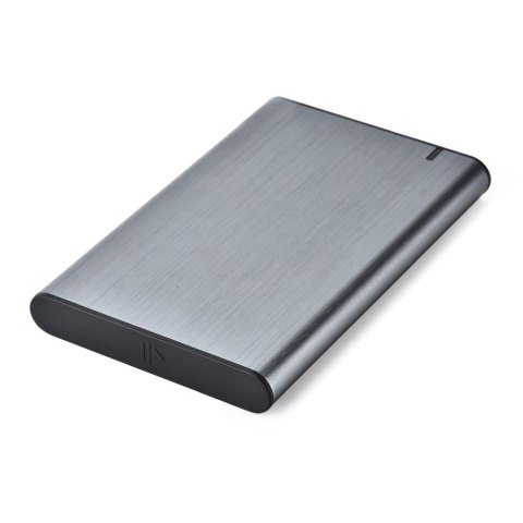GEMBIRD GEMBIRD OBUDOWA USB 3.1 NA DYSK HDD/SSD 2.5'' SATA SZCZOTKOWANE ALUMINIUM, SZARA