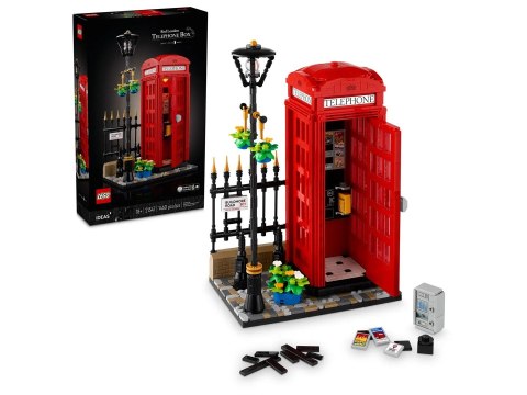 Lego LEGO Ideas 21347 Czerwona londyńska budka telefoniczna