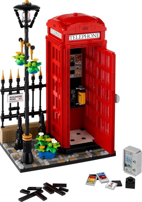 Lego LEGO Ideas 21347 Czerwona londyńska budka telefoniczna