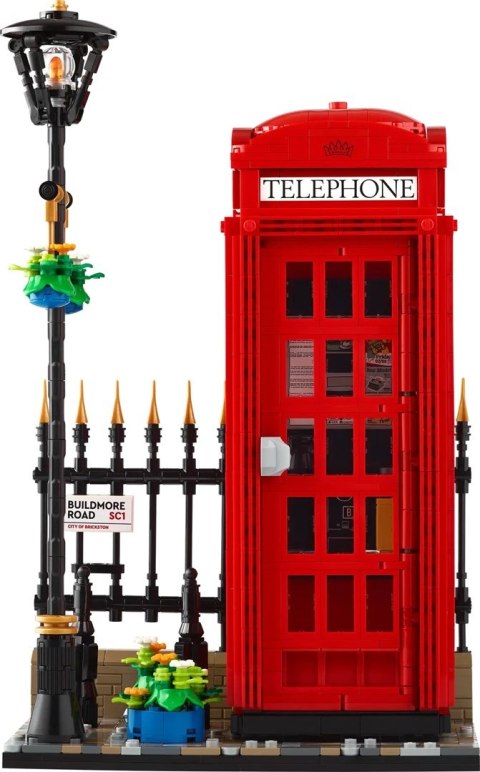 Lego LEGO Ideas 21347 Czerwona londyńska budka telefoniczna