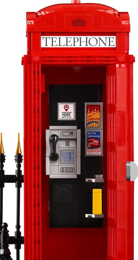 Lego LEGO Ideas 21347 Czerwona londyńska budka telefoniczna