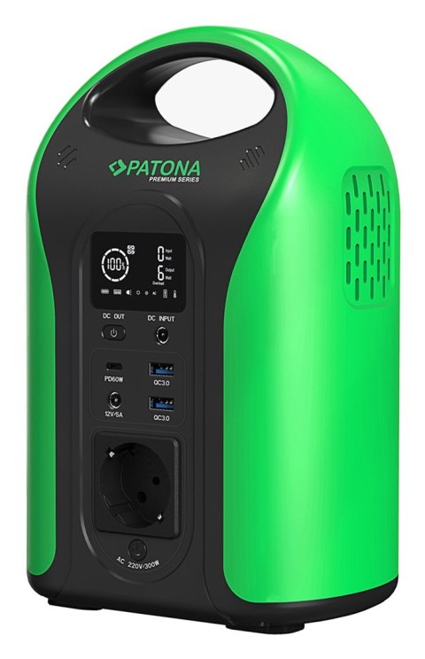 PATONA Przenośna stacja zasilania Patona Platinum 300W 283Wh PD60W USB5V/3A DC12/5A (WYPRZEDAŻ)