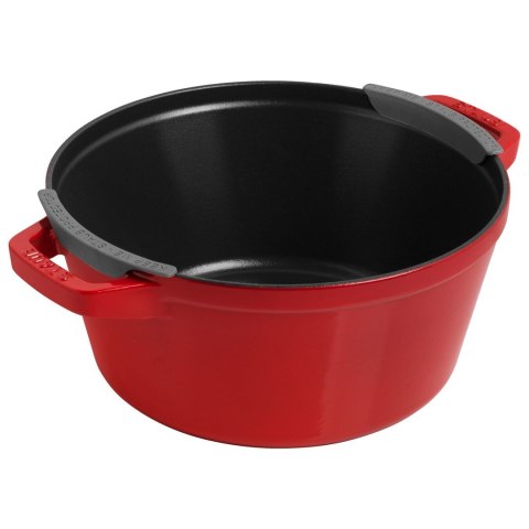 ZWILLING Zestaw 2 naczyń żeliwnych z pokrywką STAUB 40508-384-0 - czerwony 24 cm
