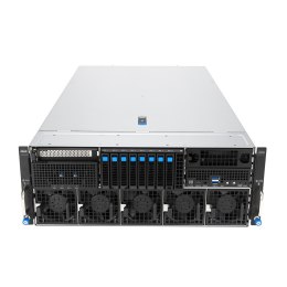 ASUS Platforma Asus Rack (4U) ESC8000A-E13P AMD EPYC 9005 (8xNVMe, 2xM.2, 2x10Gbe, IPMI, 3200W)