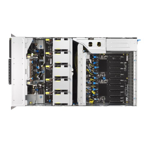 ASUS Platforma Asus Rack (4U) ESC8000A-E13P AMD EPYC 9005 (8xNVMe, 2xM.2, 2x10Gbe, IPMI, 3200W)