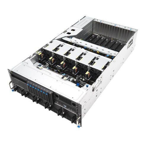 ASUS Platforma Asus Rack (4U) ESC8000A-E13P AMD EPYC 9005 (8xNVMe, 2xM.2, 2x10Gbe, IPMI, 3200W)