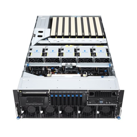 ASUS Platforma Asus Rack (4U) ESC8000A-E13P AMD EPYC 9005 (8xNVMe, 2xM.2, 2x10Gbe, IPMI, 3200W)