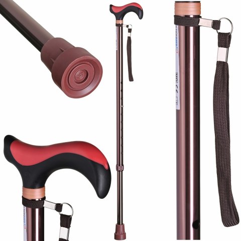 ActionMed Laska inwalidzka, regulowana (miedziana)