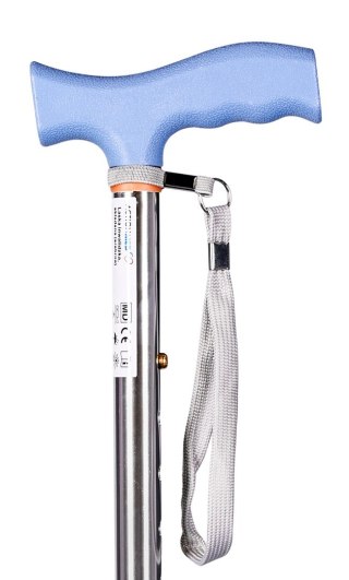 ActionMed Laska inwalidzka, składana (srebrna)