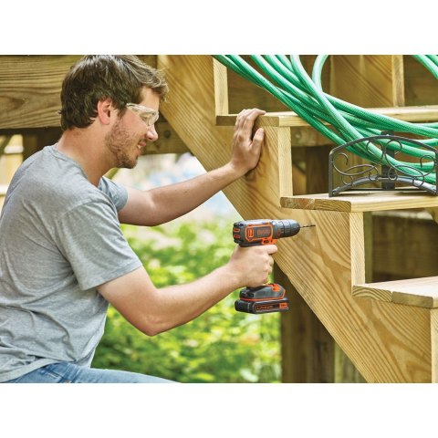 BLACK+DECKER Wiertarko-wkrętarka 18V BDCDC18KB BLACK+DECKER