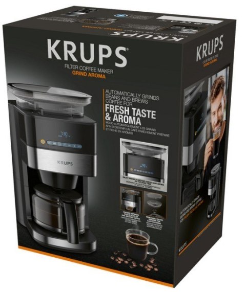 Krups Ekspres przelewowy KRUPS KM8328 Grind and Brew