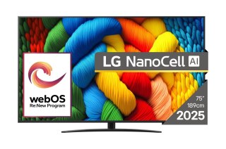 LG Telewizor 75" LG 75NANO81A3A