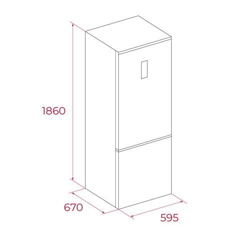 TEKA Chłodziarko-zamrażarka TEKA RBF 54650 SS XL