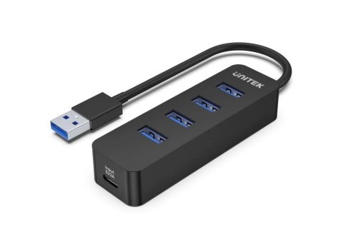 UNITEK UNITEK HUB USB-A 4X USB-A 3.1, AKTYWNY,10W, H1117A
