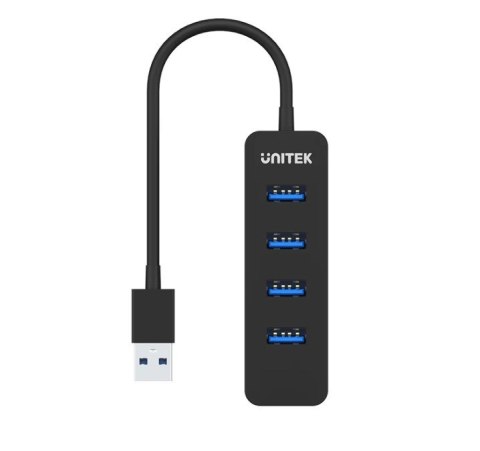 UNITEK UNITEK HUB USB-A 4X USB-A 3.1, AKTYWNY,10W, H1117A