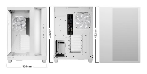 BE QUIET! OBUDOWA BE QUIET! Light Base 500 LX White