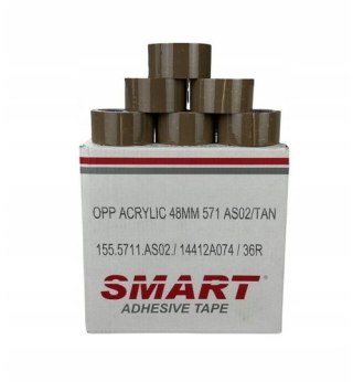 BESTPAK BSTech Taśma Pakowa Akryl 48*60m brazowa karton 36szt